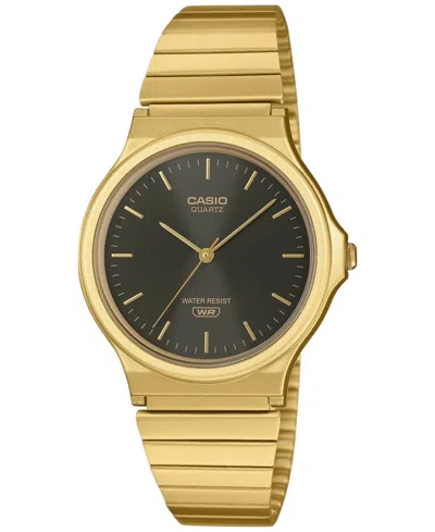 Casio Men's Japanese Quartz Gold-tone Stainless Steel Strap Watch 38.8mm