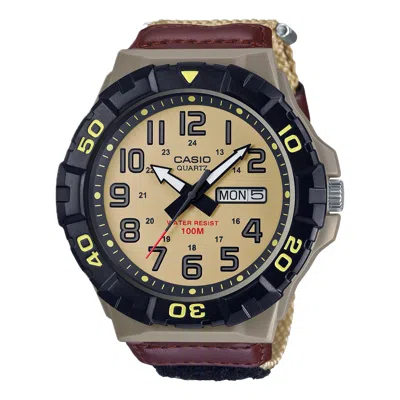 Casio Men's Oversized Sport Watch With Brown Dial - Mrw-210hb-5bv In Blue