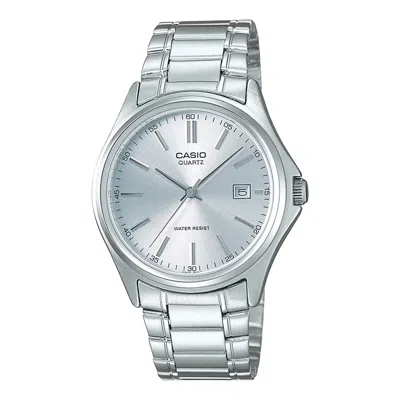 Casio Men's Silver Dial Analog Watch With Stainless Steel Bracelet - Mtp-1183a-7a