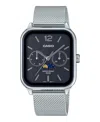 Casio Moon Phase Watch In Blue