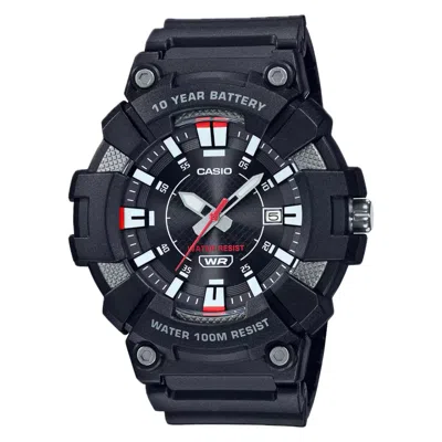 Casio Men's Sport Watch With Black Dial - Mw-610h-1avcf In Blue