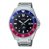 Casio Analog 'silver Blue Plum' In Multi