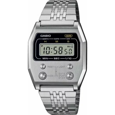 Casio Men's Watch  A1100d-1ef Grey Silver Gbby2 In Metallic