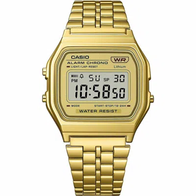 Casio Men's Watch  A158wetg-9aef Gbby2 In Gold