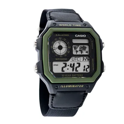 Casio Men's Watch  Ae-1200whb-1bv ( 45 Mm) Gbby2 In Gold