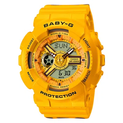 Casio Men's Watch  Ba-110xslc-9ae ( 43,4 Mm) Gbby2 In Yellow