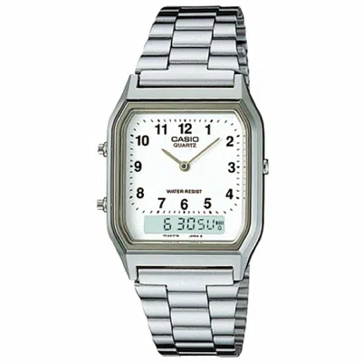 Casio Men's Watch  Collection Ana-digit Silver ( 30 Mm) Gbby2 In Metallic