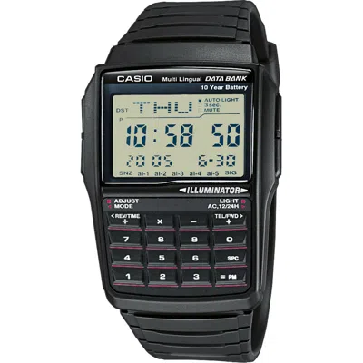 Casio Men's Watch  Databank Calculator ( 37 Mm) Gbby2 In Gray