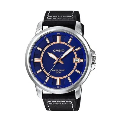 Casio Men's Watch  Enticer Gent Black ( 47 Mm) Gbby2 In Blue