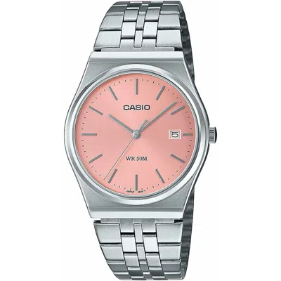 Casio Men's Watch  Mtp-b145d-4avef Gbby2 In Pink