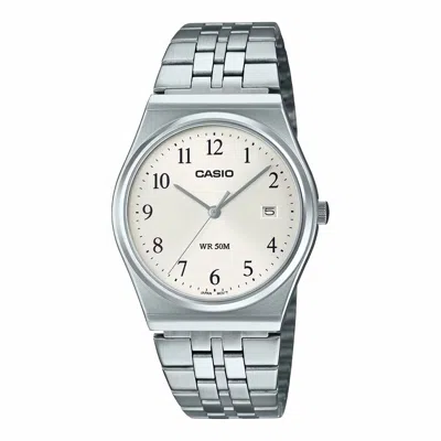 Casio Men's Watch  Silver ( 35 Mm) Gbby2 In Gray