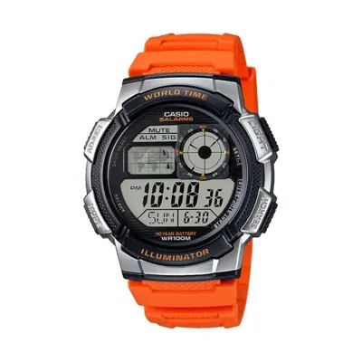 Casio Men's Watch  World Time Illuminator Orange ( 43 Mm) Gbby2