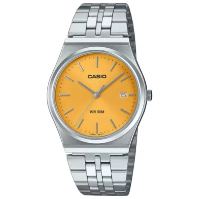 Casio Men's Watch  Yellow Silver ( 35 Mm) Gbby2 In Orange