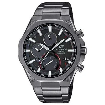 Pre-owned Casio Men's Watch Edifice Smartphone Link Eqb-1100ydc-1ajf
