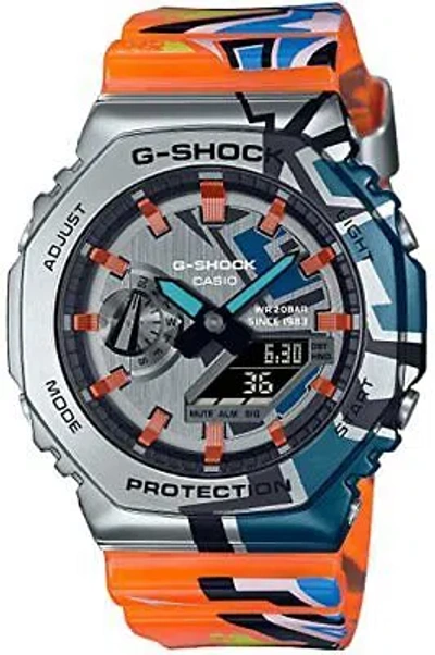 Pre-owned Casio Men's Watch G-shock Gm-2100ss-1ajr Street Spirit Series Multicolor