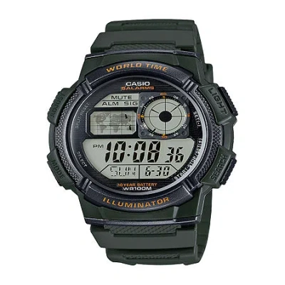 Casio Mens Black Resin Lcd Digital Strap Sport Watch Ae1000w-3av