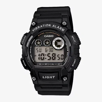 Casio Mens Black Resin Strap Digital Sport Watch W735h-1avcf