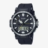 Casio Prw-61-1a Quartz Waterproof Solar Powered Mens In Black