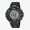 Casio Mens Black Strap Watch Sgw100-3av In Multi