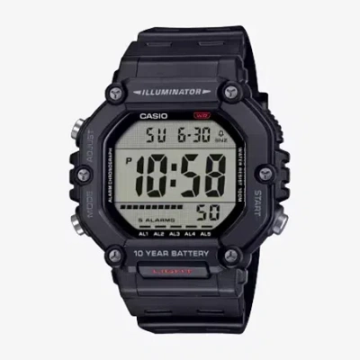 Casio Mens Digital Black Strap Watch Ae1600h-1av