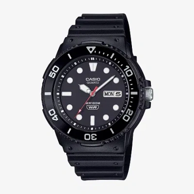 Casio Mens Digital Black Strap Watch Mrw230h-1e1v