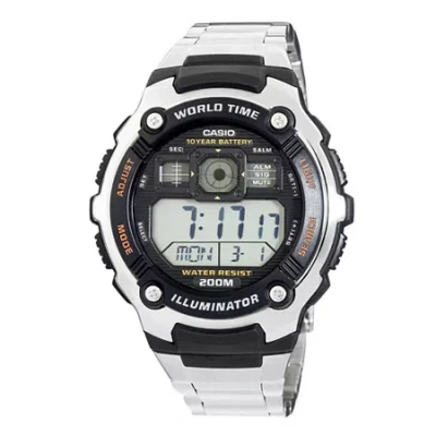 Casio Mens Gray Strap Watch Ae2000wd-1av In Multi
