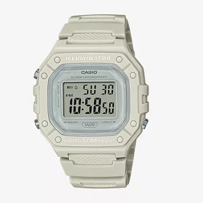 Casio Mens Strap Watch W218hc-8av In Gray