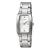 Casio Metal Handsquartz Whitedial Plate Waterproof Silver Analog In Metallic