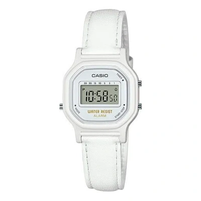 Casio Minimalistic Small Watch White Digital