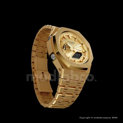 Pre-owned Casio Mlc Classic Gold Custom  G-shock Ga2100 Mod Watch Ak Gift For Man