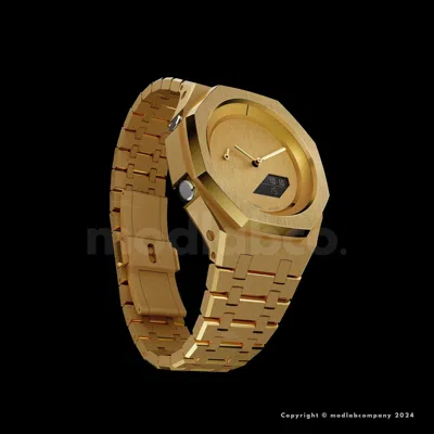 Pre-owned Casio Mlc Signature Gold Custom  G-shock Ga2100 Mod Watch Ak Gift For Man