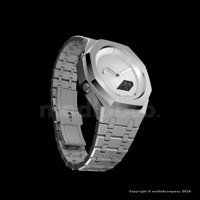 Pre-owned Casio Mlc Signature Silver Custom  G-shock Ga2100 Mod Watch Ak Gift For Man