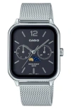 Casio Moon Phase Watch In Blue