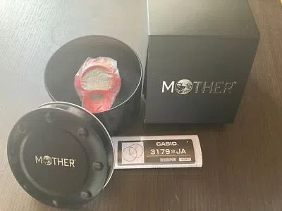 Pre-owned Casio Mother × G-shock  Gw-6900mot24-4jr Hobonichi Collaboration Red Limited