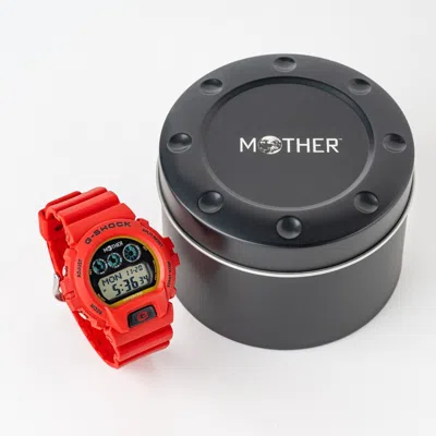 Pre-owned Casio Mother × G-shock Gw-6900mot24-4jr Watch Red Limited Edition Japan