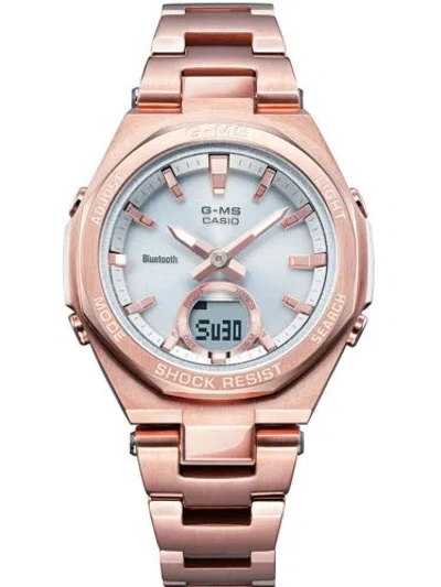 Pre-owned Casio Msg-b100dg-4a Baby-g Solar Ladies Watch 37mm 10atm