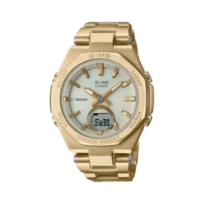 Pre-owned Casio Msg-b100dg-9a Baby-g Solar Ladies Watch 37mm 10atm