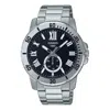 Casio Mtp-vd200d-1b Quartz Waterproof Mens In Metallic