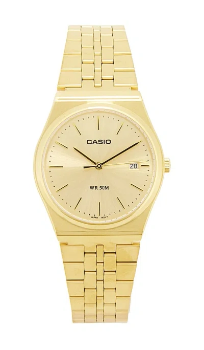 Casio Mtpb145 Series Watch In Gold