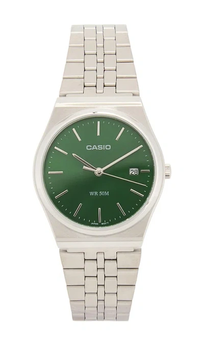 Casio Mtpb145 Series Watch In Silver
