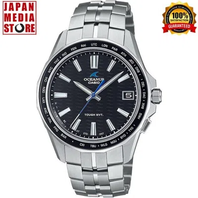 Pre-owned Casio Oceanus Manta Ocw-s400-1ajf Titanium Bluetooth Radio Solar Men Watch Japan