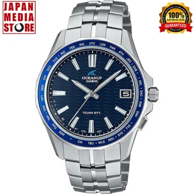 Pre-owned Casio Oceanus Manta Ocw-s400-2ajf Titanium Bluetooth Radio Solar Men Watch Japan