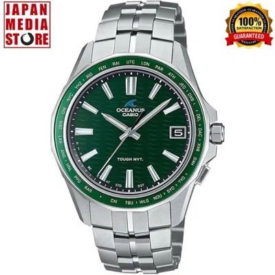 Pre-owned Casio Oceanus Manta Ocw-s400-3ajf Titanium Bluetooth Radio Solar Men Watch Japan