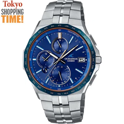 Pre-owned Casio Oceanus Manta Ocw-s5000f-2ajf Solar Radio Chrono Bluetooth Men Watch Japan