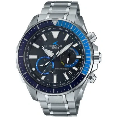 Pre-owned Casio Oceanus Ocw-p2000-1ajf Cachalot Diver`s 200m Titanium Bluetooth Men W .jp