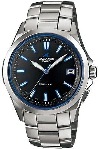 Pre-owned Casio Oceanus Ocw-s100-1ajf Men's Solar Power Titanium Watch Jdm
