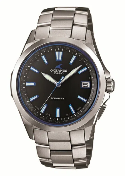 Pre-owned Casio Oceanus Ocw-s100-1ajf Radio Solar Watch Ocw-s100-1a Fedex Or Free Dhl 31