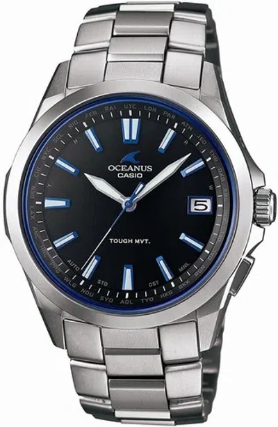 Pre-owned Casio Oceanus Ocw-s100-1ajf Solar Radio Men Watch From Japan In Box