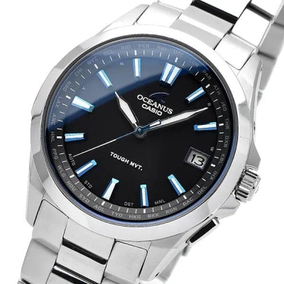 Pre-owned Casio Oceanus Ocw-s100-1ajf Solar Radio Men Watch From Japan With Box