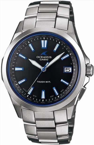 Pre-owned Casio Oceanus Ocw-s100-1ajf Titanium Tough Solar Radio Multiband 6 Men's